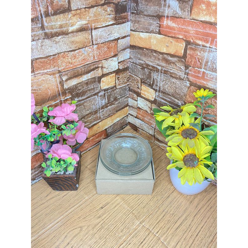 lepek kaca motif 1 lusin  kembang king group