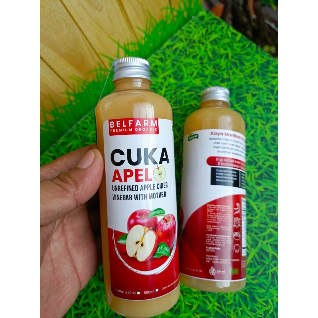 

Cuka Apel Asli - Apple Cider Vinegar With Mother Premium 250ml