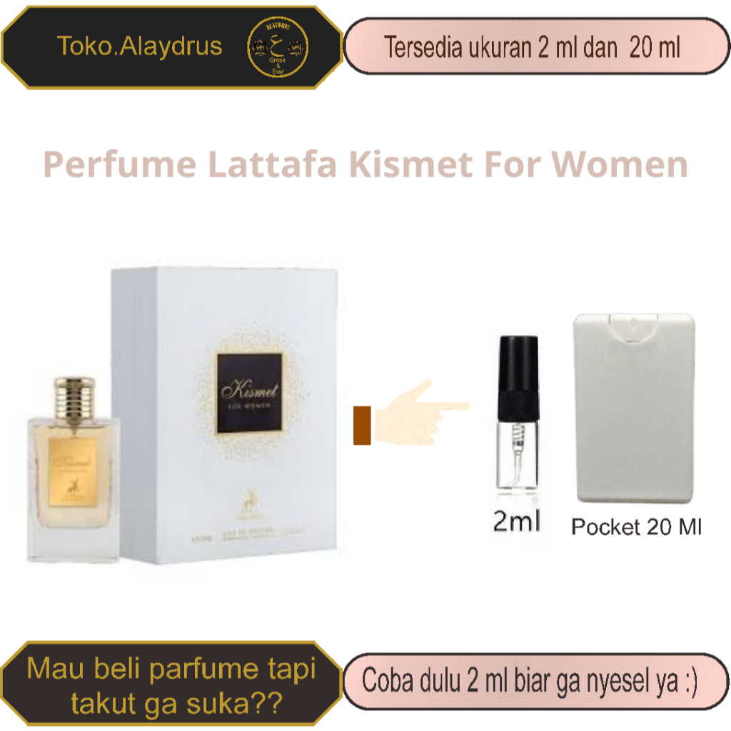 Decant Kismet Women by Maison Alhambra 3ml 5 ml 10 ml