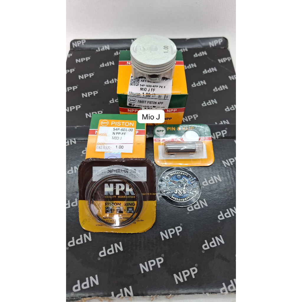 Piston kit seher paket MIO J/SOUL GT/FINO FI STD OS 25 50 75 100 Original NPP