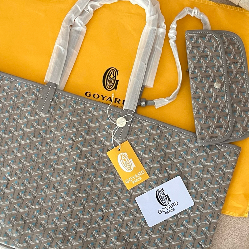 Goyard goy gyd Tote St Louis by renera store limited edition claire voie GREY BLUE / tas goy tote wa