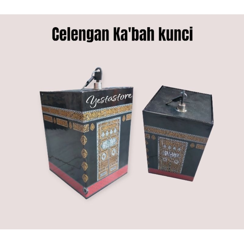CELENGAN KA'BAH MURAH SOUVERNIR CELENGAN KA'BAH HAJI & UMROH celengan Ka'bah piral