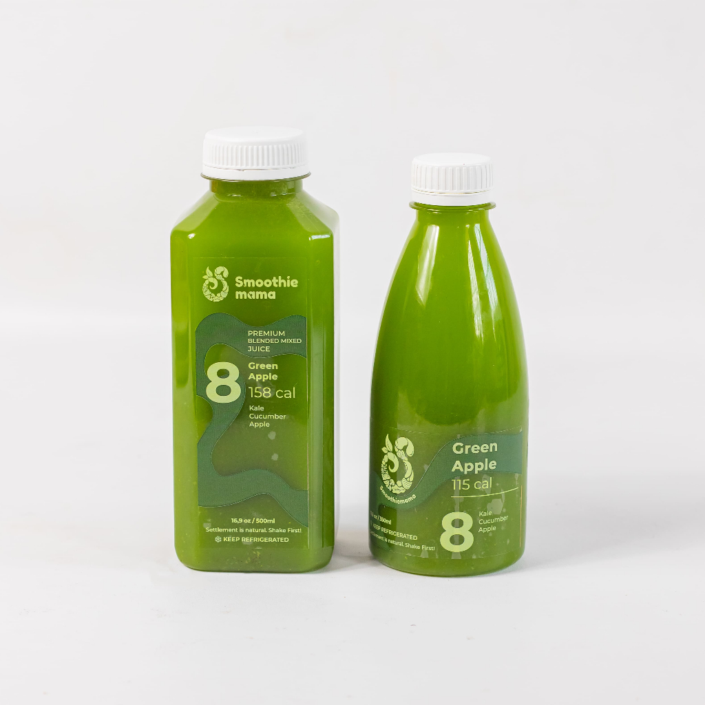 

SDF Jus Kale Timun Apel Jus Buah Juice Mixed Blended Smoothiemama Green Apple Large ml Jus Blender