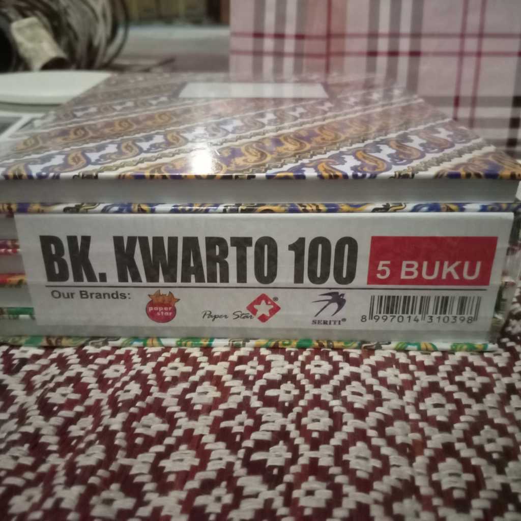 

Buku Quarto Paper Star isi 100 / Buku Paper Star Kwarto 100