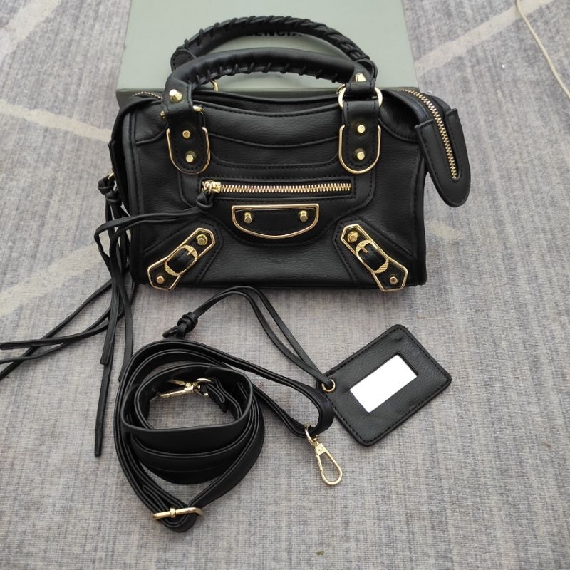 Prelove Dupe Balenciaga Mini City Size 24 / tas jingjing / tas wanita / balenciaga