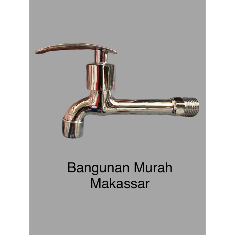 KRAN AIR STAINLESS VOLK LEHER PANJANG 1/2/Kran Tembok / Kran Taman / Keran Air Sanitari