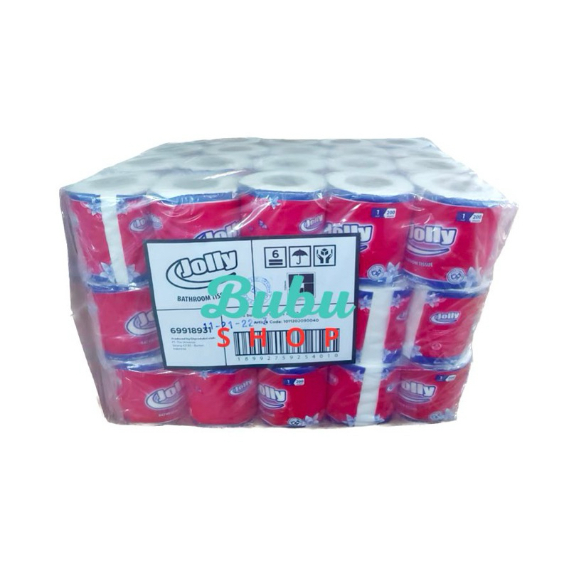 ( 1 ball ) TISSUE JOLLY TOILET 200 sheets ( 1 karton )
