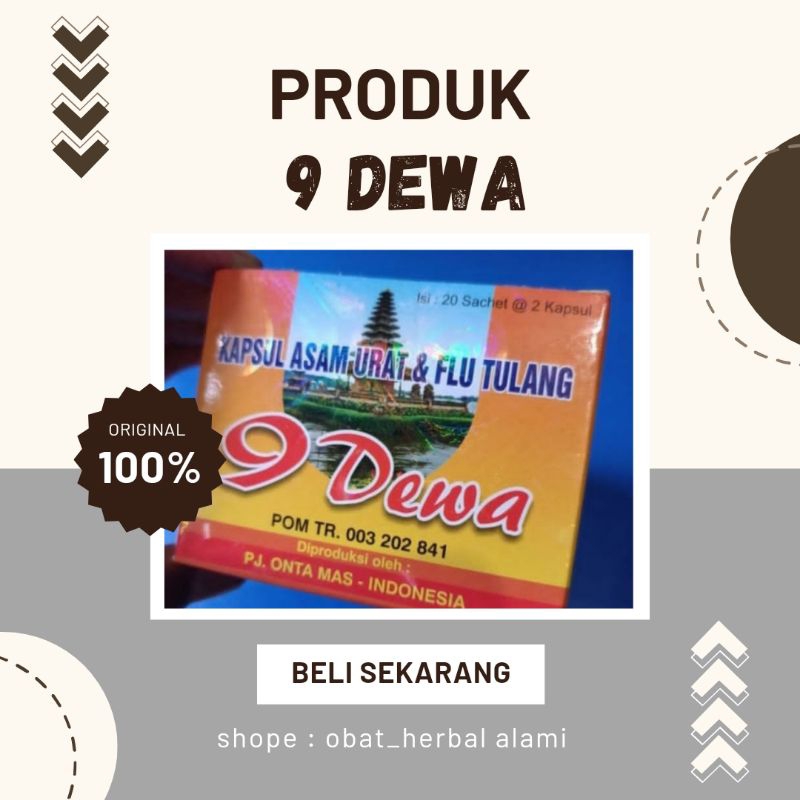 9 DEWA KAPSUL ASAM URAT