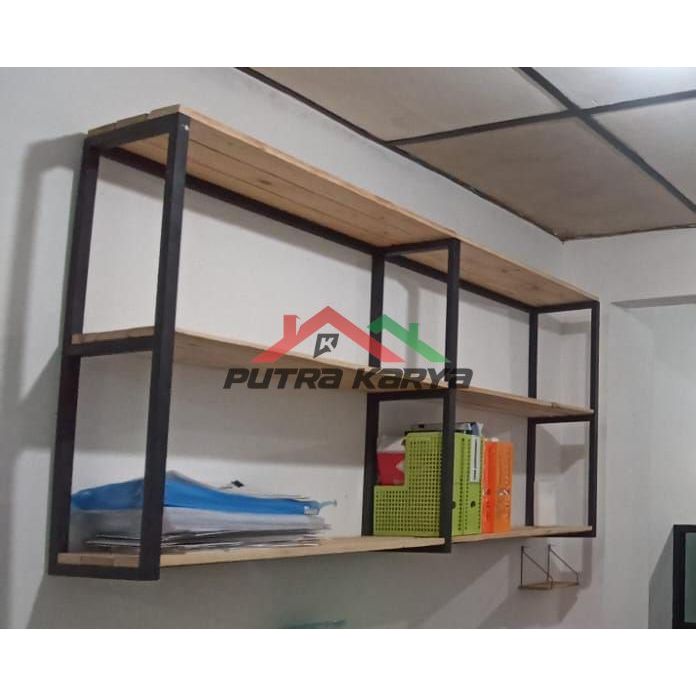 Rak File / Rak Gantung / Ambalan / Rak Serbaguna / Rak Dapur / Rak Kantor
