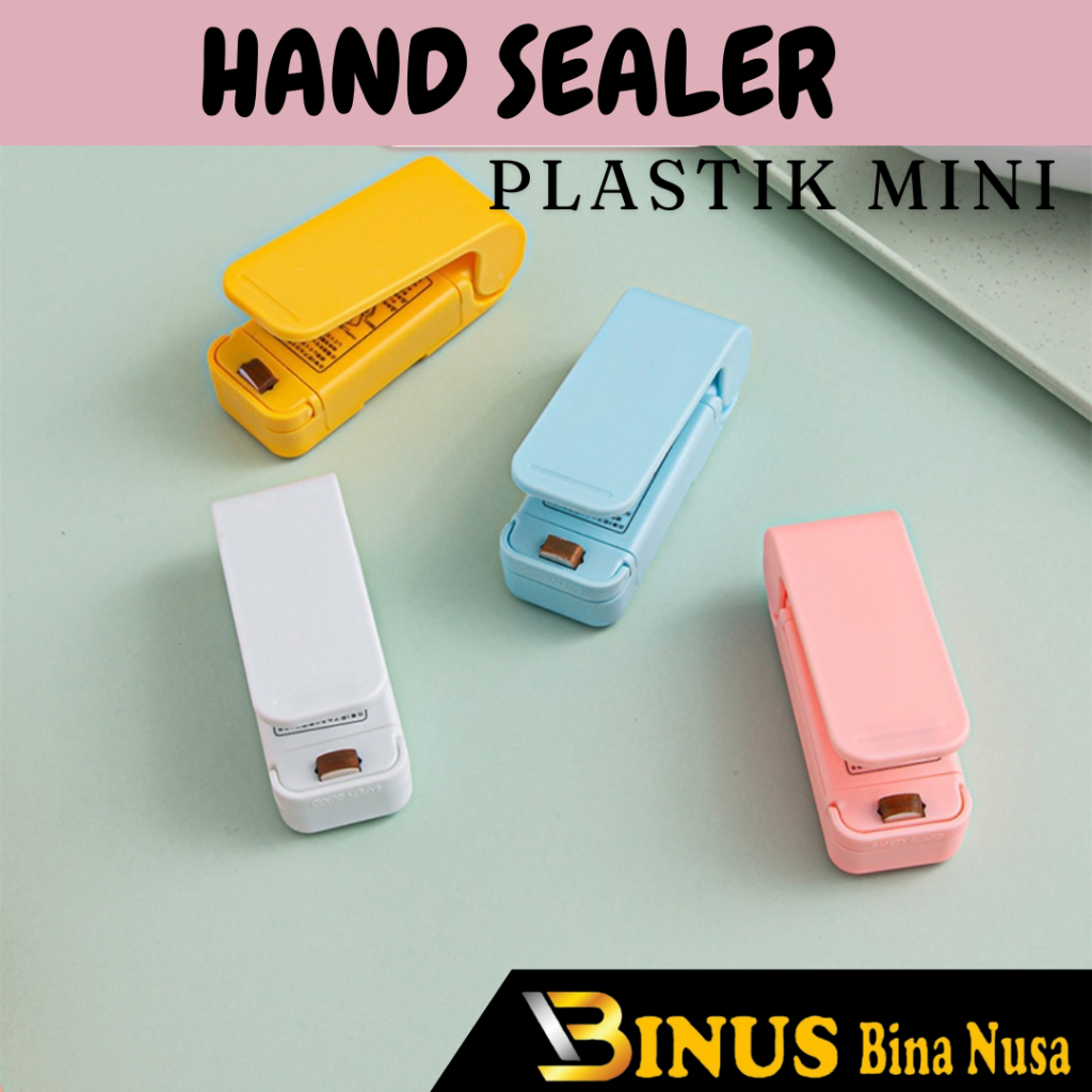 Hand Sealer Plastik Mini Alat Press Perekat Plastik Mini