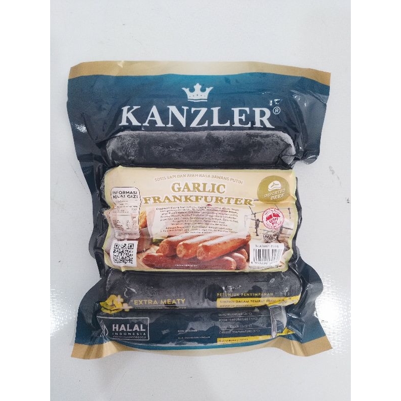 

Kanzler Garlic Frankfurter 300gr