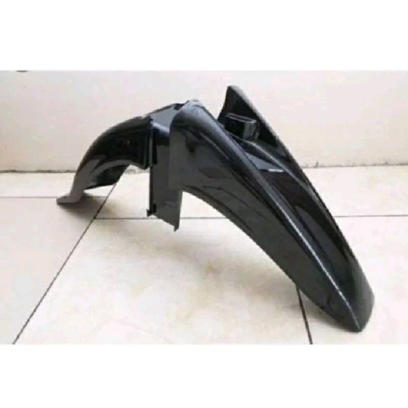 slebor depan Kawasaki Kaze r hitam