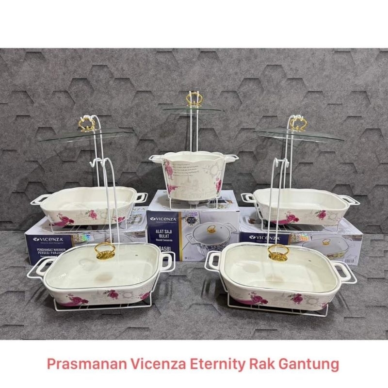 Prasmanan Gantung Vicenza Set Eternity isi 5pcs free packing kayu