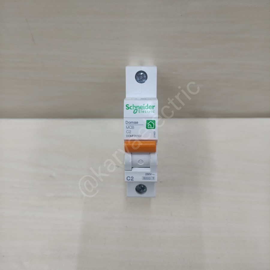 MCB SCHNEIDER DOMAE 2 A ORIGINAL SNI MCB 2AMPERE