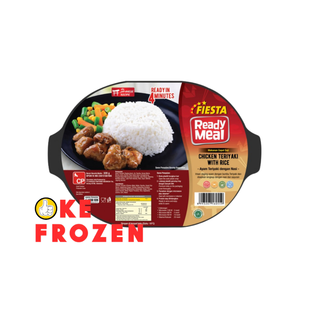 

FIESTA READY MEAL RICE WITH CHICKEN TERIYAKI 320GR NASI SIAP SAJI