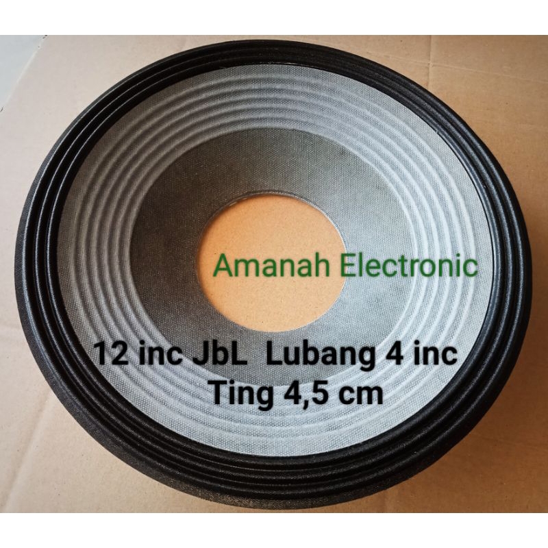 Daun Kertas Speaker 12 inc Lubang 4 inc jbL