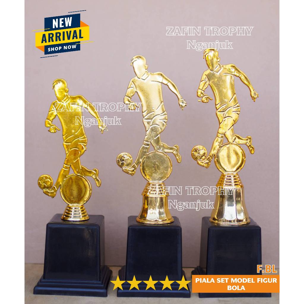 PIALA SET FIGUR BL/PIALA SET FIGUR SEPAK BOLA/PIALA SET MURAH/PIALA SET DAPAT 3 PIALA