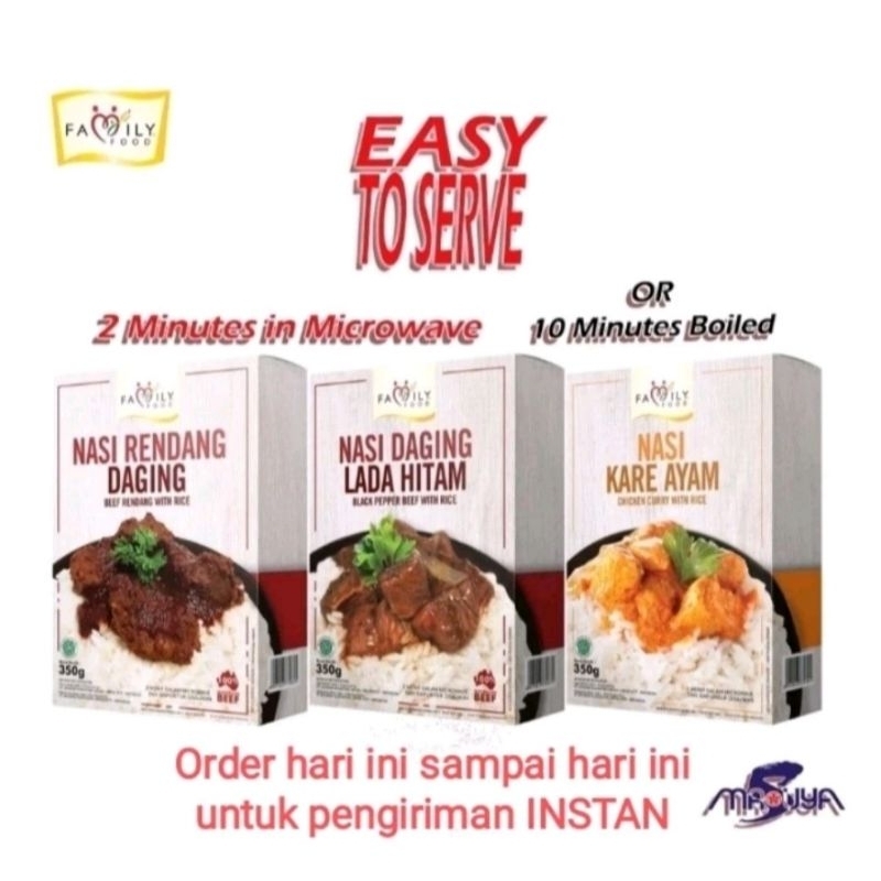 

Makanan Siap Saji Family Food Rendang Daging