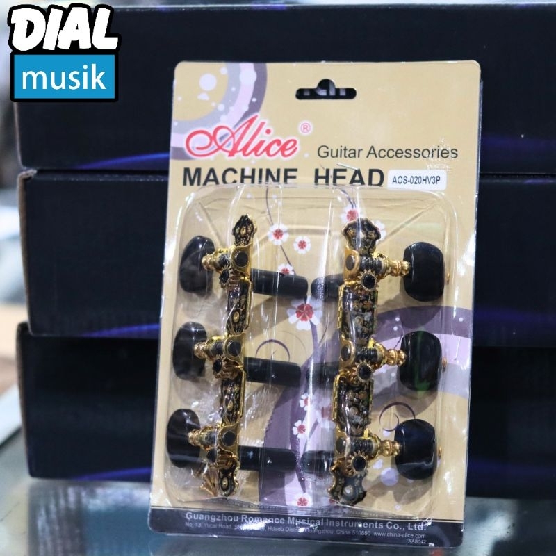 Alice AOS020 Premium Dryer Gitar 1 Set - Putaran Gitar Nylon Classic