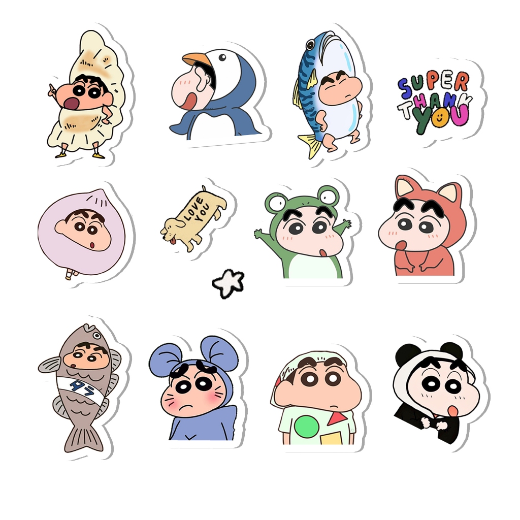 

Stiker Shinchan Blue | vinyl | waterproof | glossy