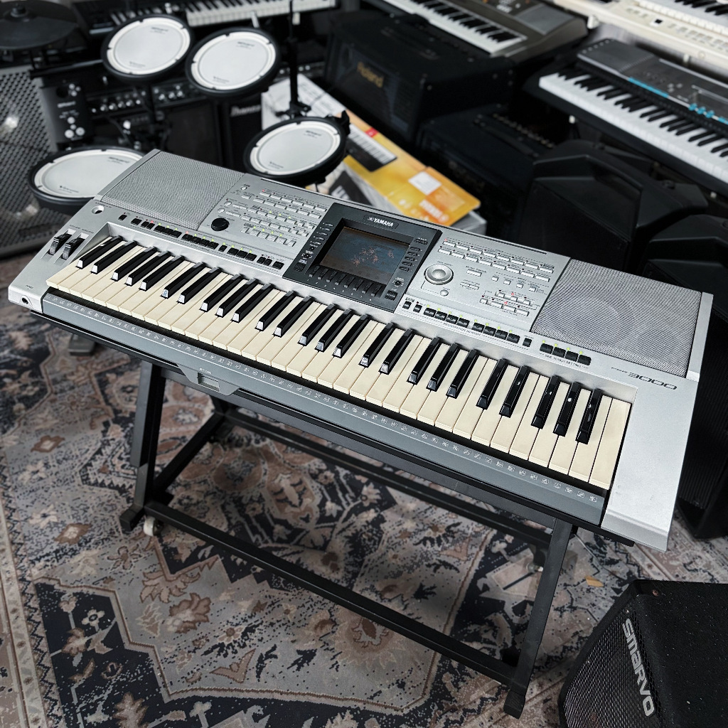 BILLY MUSIK - Keyboard Yamaha PSR3000 PSR-3000 LCD Original Bisa Flashdisk Bonus Tas