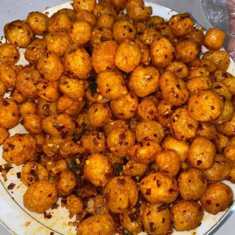 

snack camilan kiloan Cimol Crispy Kering Pedas Cikruh premium