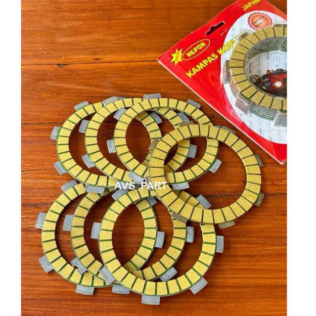 KAMPAS KOPLING NEPON FR 80 FR80 ORIGINAL JAPAN KAMPAS KOPLING SUZUKI FR80 NEPON JAPAN