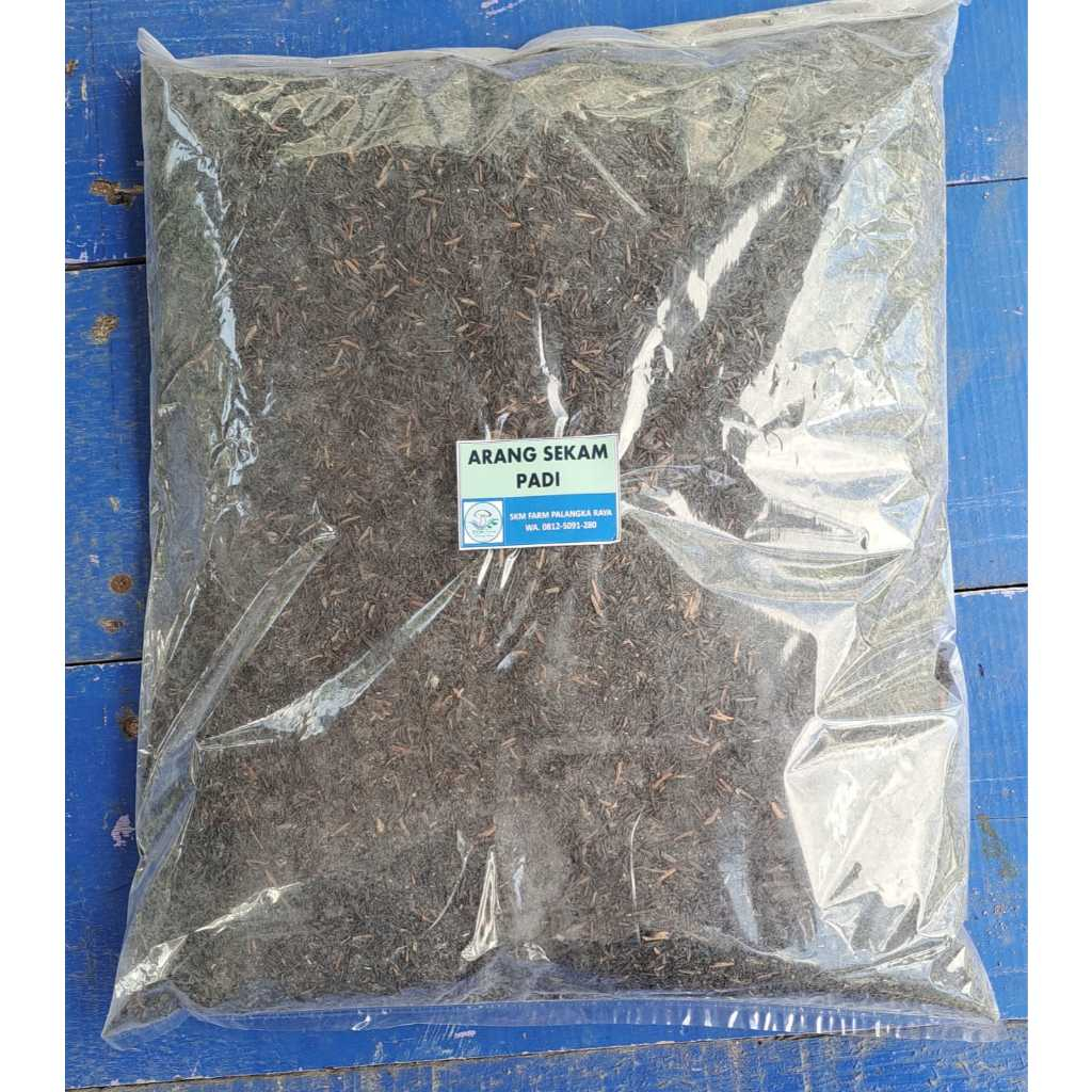 Arang Sekam dari Padi/ Sekam bakar