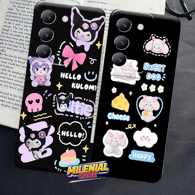 (MJA01) Softcase Vivo Y100 5G/Y100 4G Clear case Motif Cute Pro Camera Camera belakang