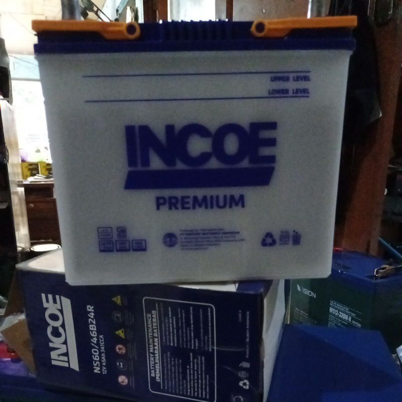 Aki Mobil INCOE PREMIUM ORIGINAL  NS60/46B24R (12V45Ah341CCA) AKI BASAH