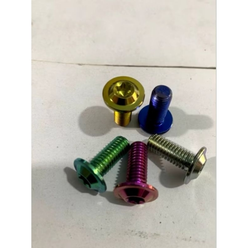 Baut Titanium Disk Cakram baut piringan bighead original titanium vietnam