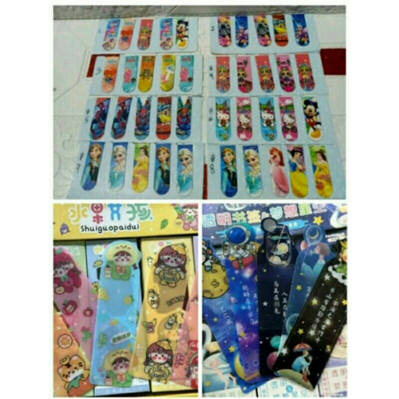 

pembatas buku magnet karakter 1 bungkus isi 5pcs