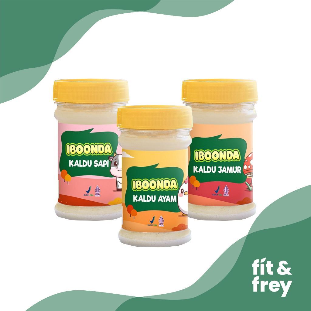 

IBOONDA By Bumbu Bunda Elia Kaldu Bubuk / Kaldu Keluarga dan Anak Tanpa Penguat Rasa Tanpa Pengawet Tanpa Pewarna / IBOONDA Sahabat Makan Anak