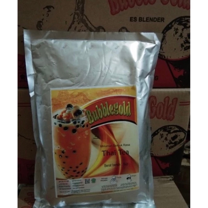

Bubble Gold Serbuk Minuman Thai Tea 1 Kg
