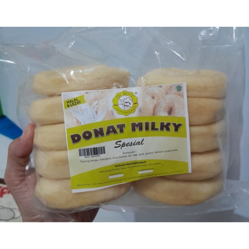

DONAT MILKY ISI 10 PLUS MESSES COKLAT
