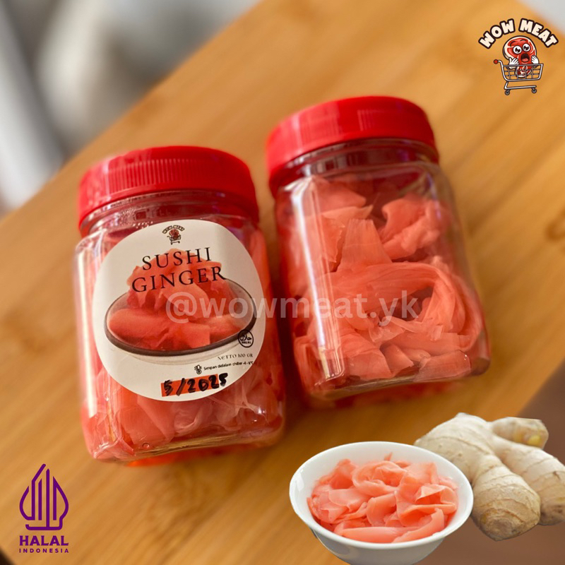 

Jahe Sushi Jepang 100gr | Gari Red Ginger