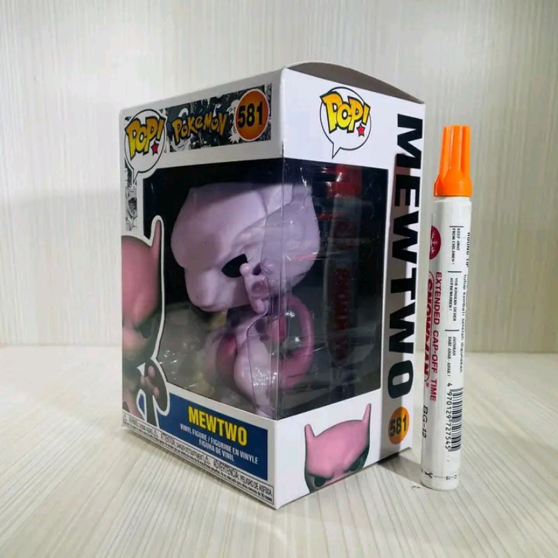 mainan action figure funko pop pokemon 581 mewtwo tinggi sekitar 4 inch bahan vinyl recast CWqtpUHDS