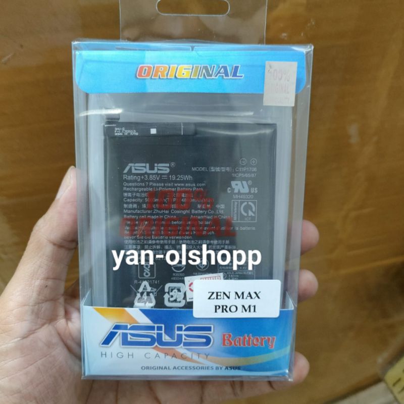 Baterai Batre Batrei Asus Zenfone max pro M1 C11P1706 ORI