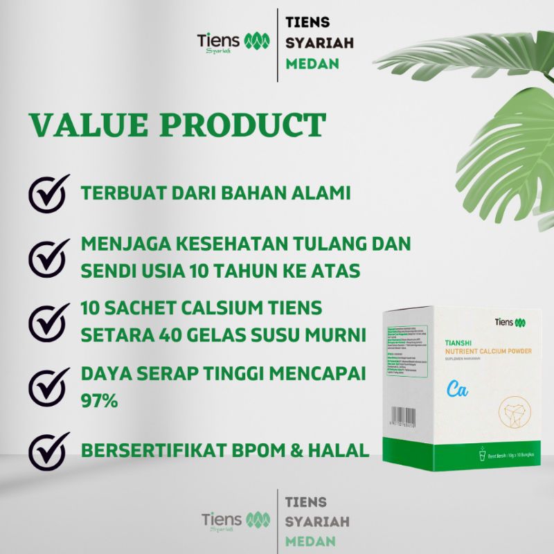 

Tiens Kalsium / Tienshi Nutrient Calsium Powder - Susu Kesehatan Tulang Sendi Osteopororis Patah Tulang