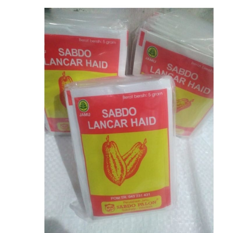 

Jamu kates lancar haid Sabdo Palon isi 10 sachet