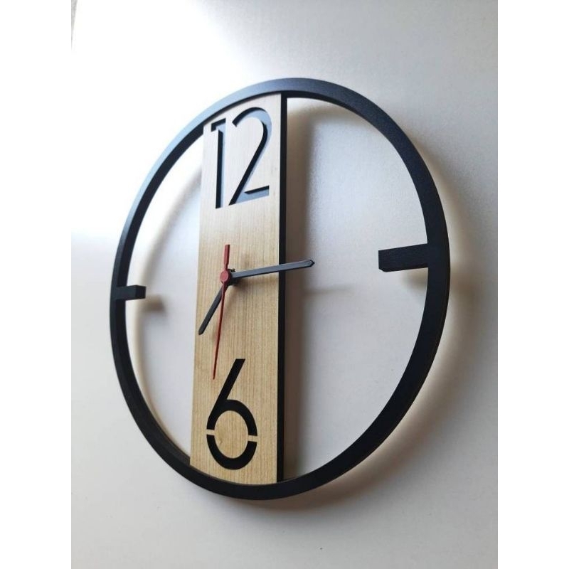 jam besi aesthetic / jam dinding mewah / jam dinding unik / jam dinding cantik