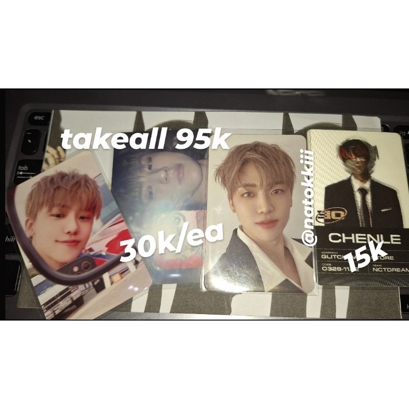 photocard // pc jeno jaemin mirror digipack beatbox jaemin chenle glitch