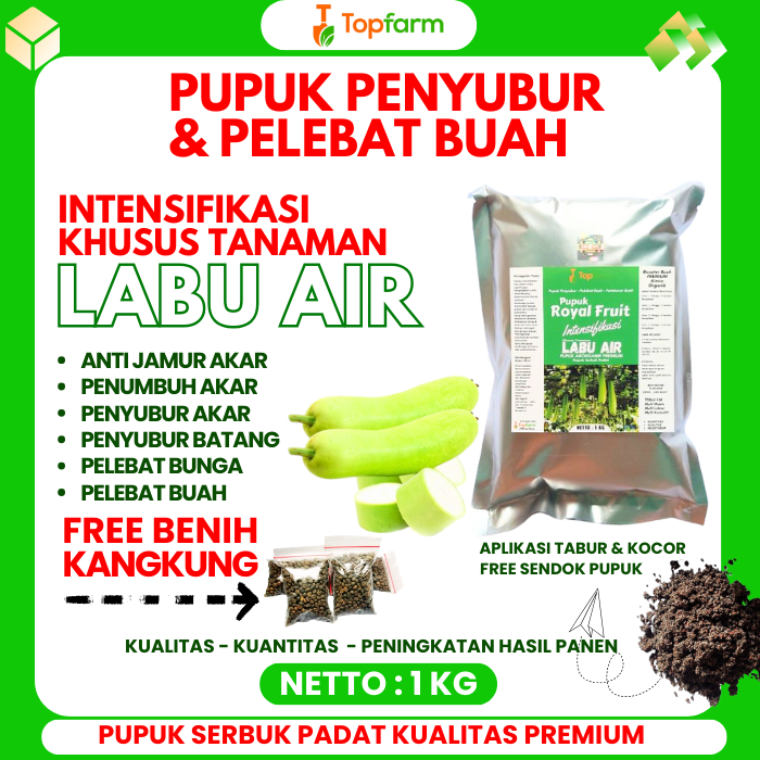 Pupuk Labu Air Terbaik / Booster Pupuk Labu Air / Pupuk Pelebat Buah Labu Air / Pupuk Untuk Tanaman 