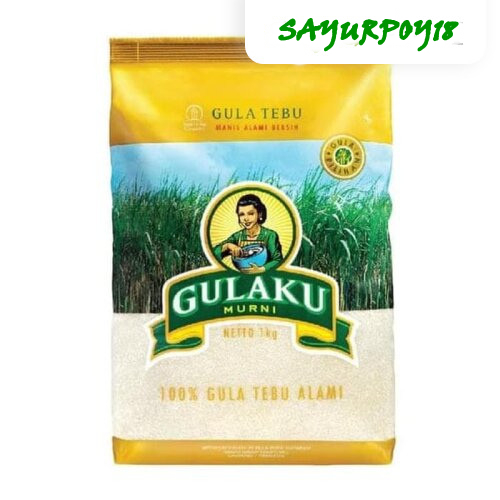 

Gula Pasir / Gulaku Gula Tebu 1 kg / Gulaku