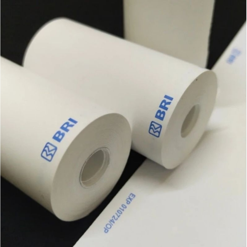

Kertas kasir thermal termurah logo BRI 57x30mm paket 1 kg (isi 30 rol)