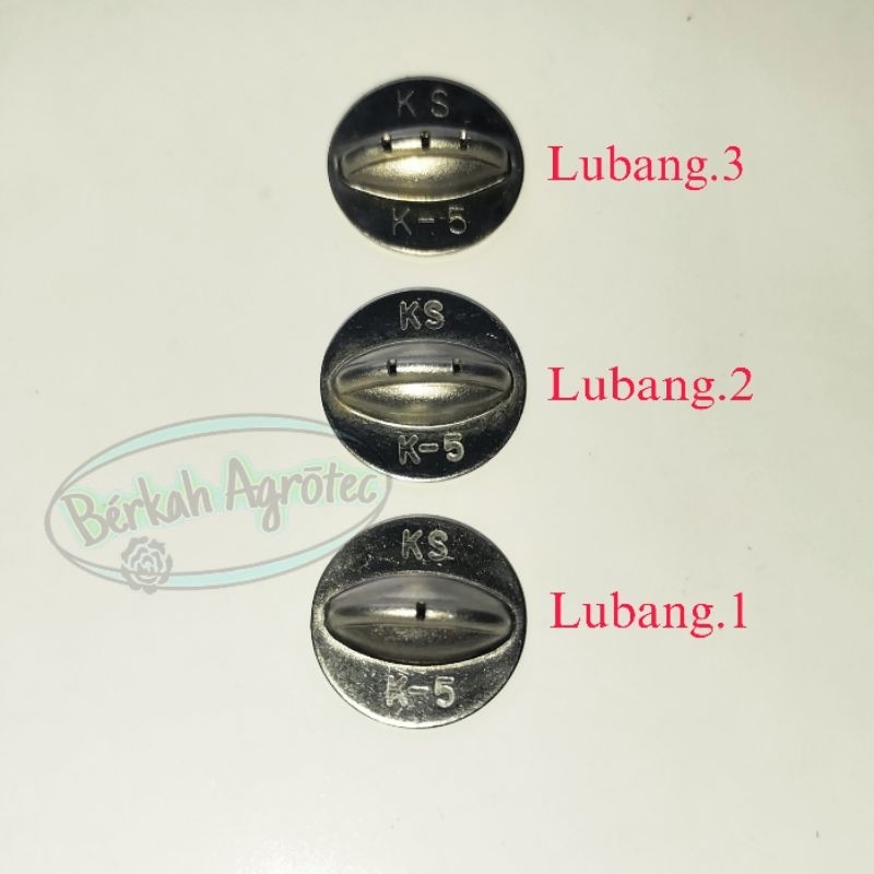 3 jenis mata Disk ujung nozle / pengganti ujung sprayer kipas