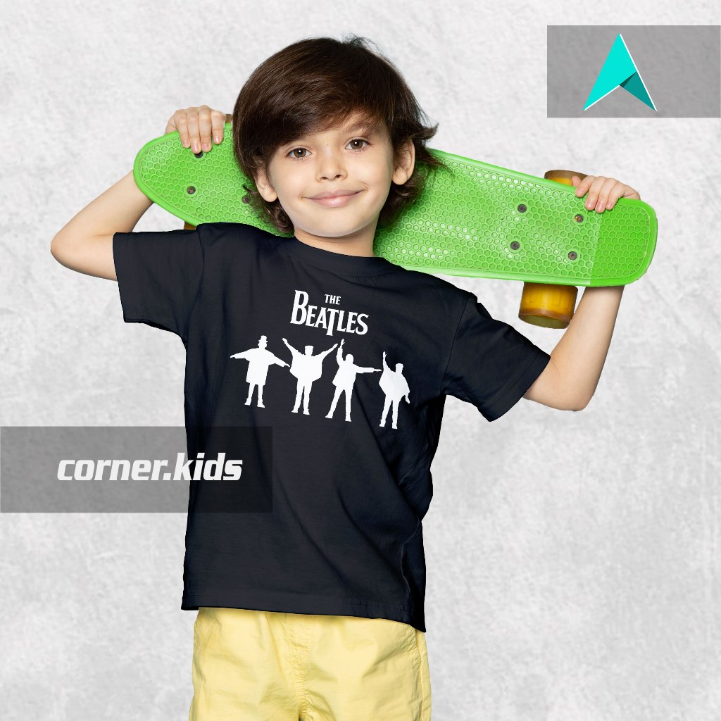 Kaos Anak The Beatles - Kaos Help - Kaos Band The Beatles