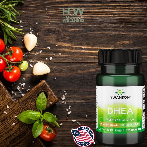 Swanson DHEA 50 mg isi 120 kapsul