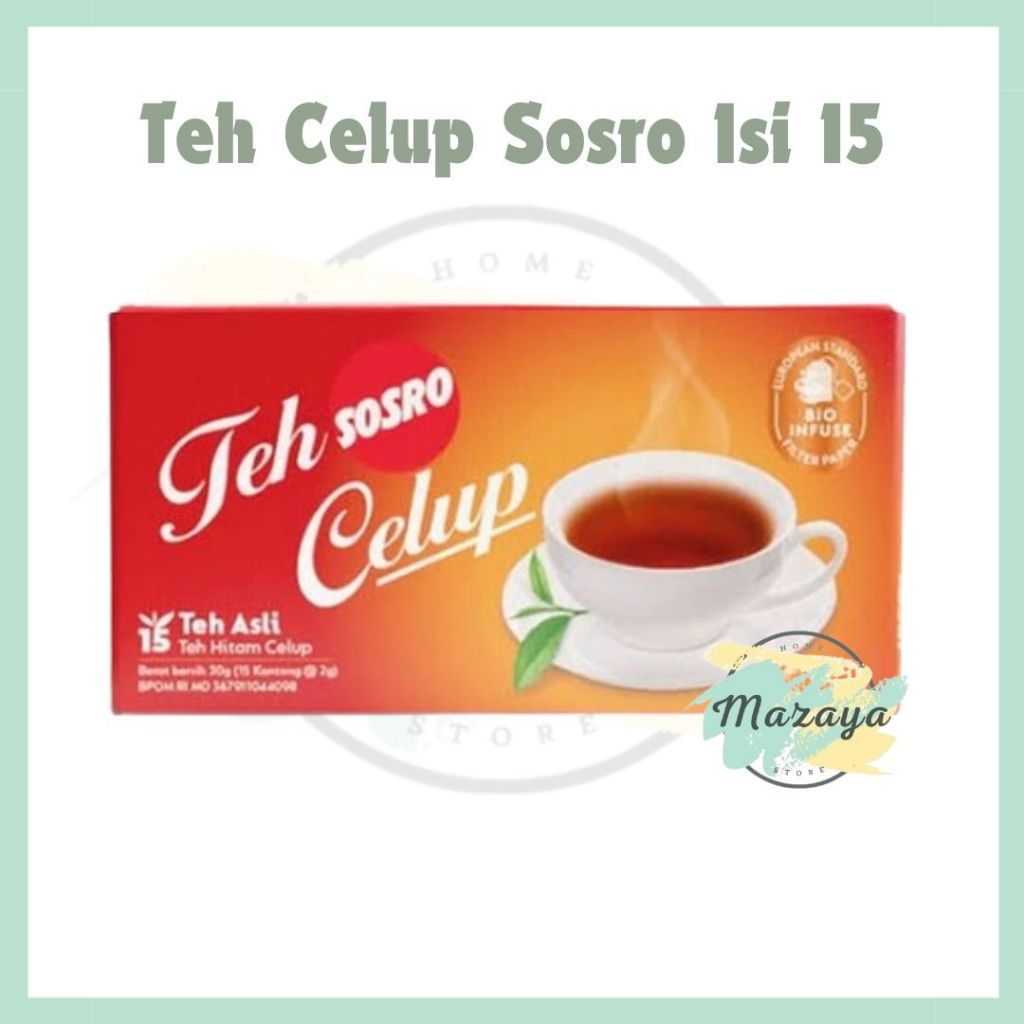 

TEH CELUP SOSRO ISI 15 - MAZAYA HOMESTORE