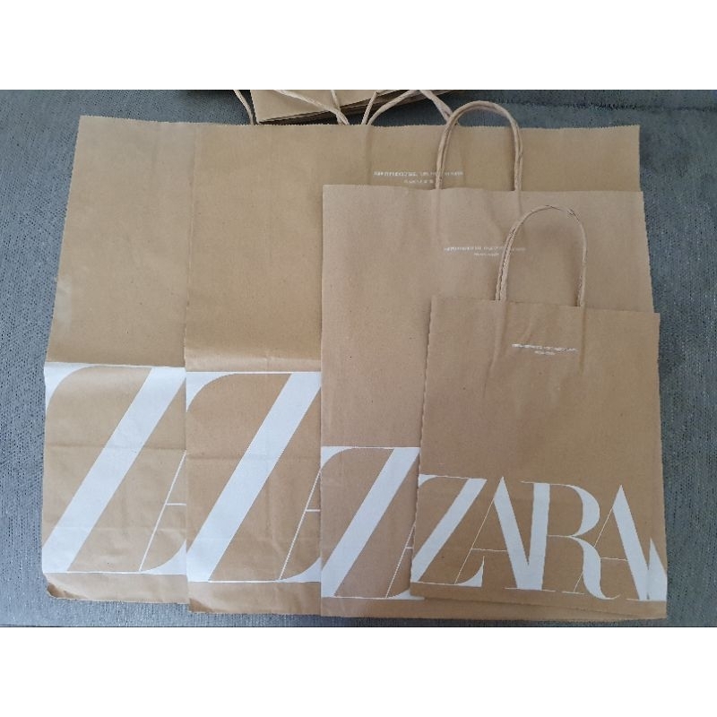 

paper bag zara